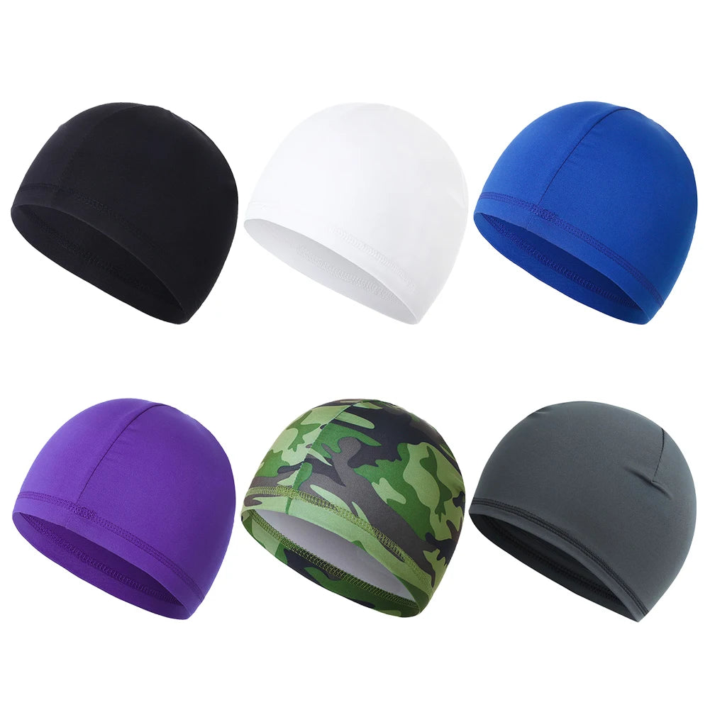 Unisex Cooling Skull Cap Breathable Summer Cycling Anti-UV Bicycle Helmet Running Hat Fast Heat Dissipation Headwear