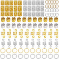 50-180pc/Set Metal African Hair Rings Beads Cuffs Tubes Charms Dreadlock Dread Hair Braids Jewelry Decoration Braids Accessories